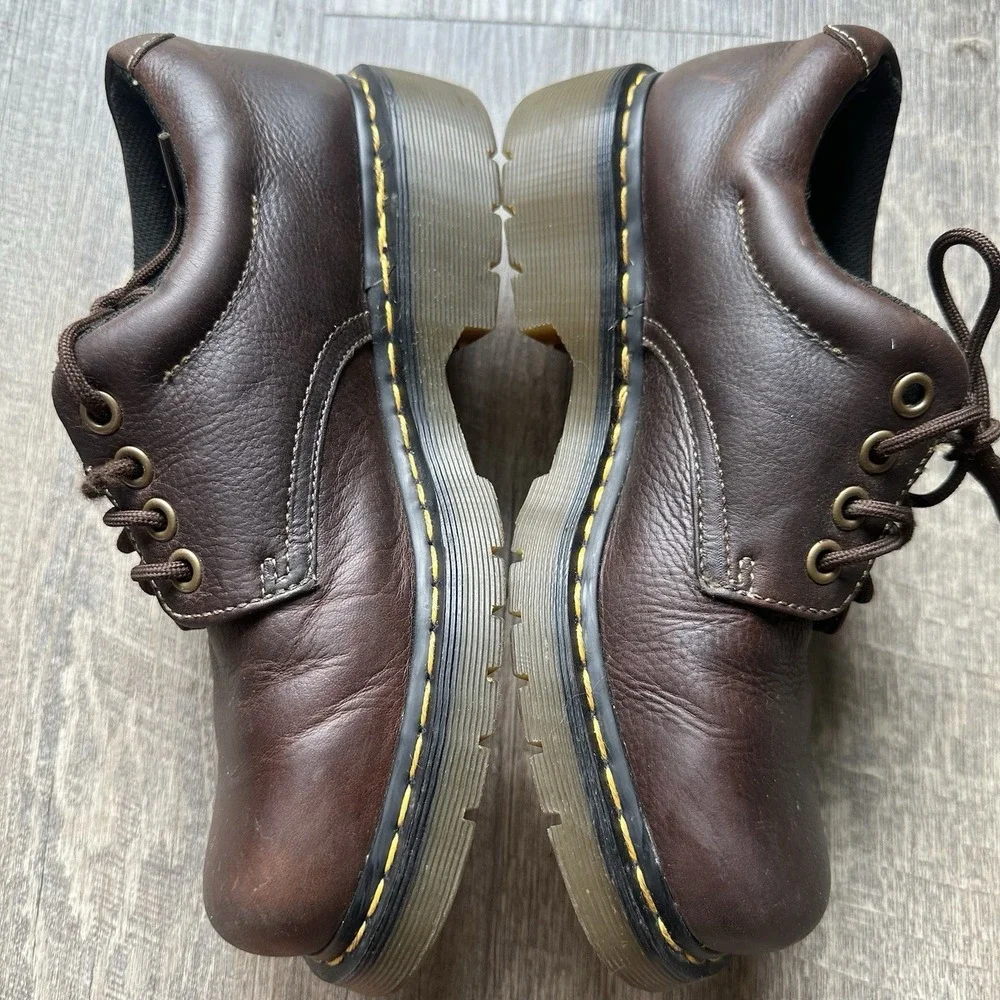 Vintage‎ Dr. Martens 11273 Mens 8 US Black Leather Chunky Y2K Derby Oxford Shoes